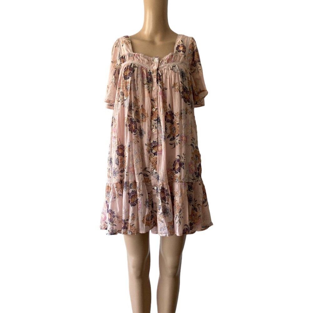 Olivaceous Mauve Floral Size S Dress